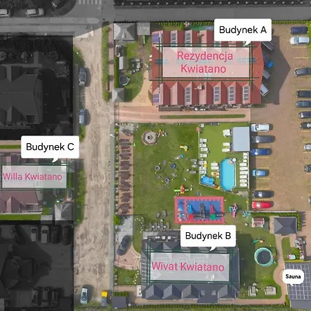 Aldeamento Turístico Kwiatano - Plac Zabaw & Jacuzzi & Basen & Sauna - Budynek C Grzybowo (West Pomeranian)